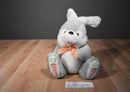 Commonwealth Grey and White Bunny Rabbit Plush