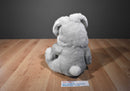 Commonwealth Grey and White Bunny Rabbit Plush
