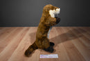 Fiesta Brown and Beige River Otter Plush