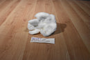 Folkmanis White Pink Eyed Bunny Rabbit Puppet Plush