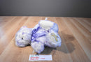 Build a Bear Purple and White Bear Plush