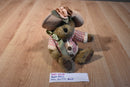 Boyd's Mrs. Mertz Brown Bear in Pink Striped Sweater