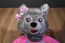 Build a Bear Great Wolf Lodge Gray Wolf Violet 2022 Plush