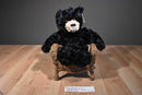 Chelsea Teddy Bear Co. Black Teddy Bear Beanbag Plush