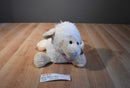 Family Christian Store James Fund White and Beige Lamb Beanbag Plush