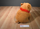 Dan Dee Brown Bulldog With Red Collar Plush