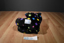 Build a bear Black Bear 2012 Plush With Colored Stars