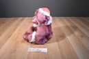 Dan Dee Pink Mauve Teddy Bear with Santa Hat Plush