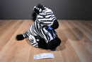 Build a Bear WWF Black and White Zebra Plush