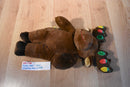 Build a Bear Hal the Brown Moose With Xmas Lights 2010 Plush
