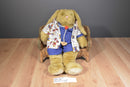 Build a Bear Tan Bunny Plush in Hospital Medical Nurses Scrubs Uniform