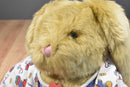 Build a Bear Tan Bunny Plush in Hospital Medical Nurses Scrubs Uniform