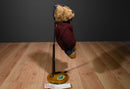 Boyd's Bears Leo Bruinski Brown Bear in Maroon Sweater and Jeans 2000 Plush