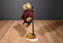 Boyd's Bears Leo Bruinski Brown Bear in Maroon Sweater and Jeans 2000 Plush
