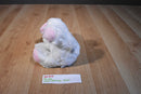 Dan Dee Vase Hugger White and Pink Dog Plush
