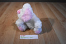 Dan Dee Vase Hugger White and Pink Dog Plush