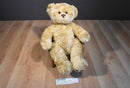 Build a Bear Beige Curly Teddy Bear Beanbag Plush