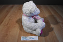 Dan Dee Vase Hugger White Teddy Bear Plush