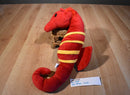 Cal Plush Red and Yellow Seahorse Plush