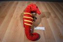 Cal Plush Red and Yellow Seahorse Plush