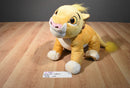 Disney Store Authentic The Lion King Simba Beanbag Plush