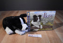 Build a Bear Border Collie Plush and Softcover Book "Floss"