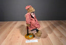 Boyd's Bears Margarita Brown Bear in Red Plaid Dress 1997 Plush