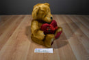 Dan Dee Brown Teddy Bear Plush With Red Heart and Bow