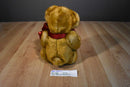 Dan Dee Brown Teddy Bear Plush With Red Heart and Bow