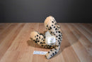 Build a Bear Cheetah 2011 Plush with Open Mouth and Pink Tongue
