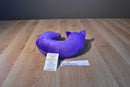 Critter Piller Kid's Travel Purple Cat Neck Pillow