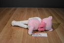 Circo Long Legged Hugging Pink and White Cat 2015 Plush