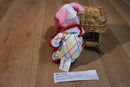 Disney Store Carnival Mardi Gras Piglet Beanbag Plush