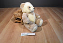 Dan Dee Platinum Plush Beige and Brown Panda Bear Plush