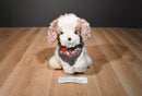 Dan Dee Collectors Choice Brown and Beige Dog with Silver Heart Plush