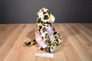 Build a Bear Vintage Clouded Leopard Beanbag Plush in Pink Silk Pajamas