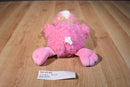 Chosun Pink Duck Beanbag Plush with Yellow Bow