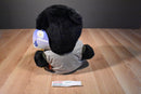 Build a Bear Vintage Black Bear Plush Wearing Fisherman Clothes