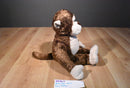 Build a Bear Smiley the Brown and Beige Monkey Beanbag Plush
