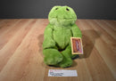Dakin Happy Herbert Green Frog Beanbag Plush