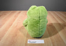 Dakin Happy Herbert Green Frog Beanbag Plush