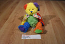 Circus Circus Rainbow Teddy Bear Beanbag Plush