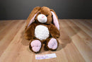 Build a Bear Brown, Pink and White Bunny Rabbit 2010 Plush