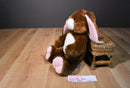 Build a Bear Brown, Pink and White Bunny Rabbit 2010 Plush