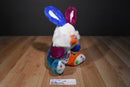 Dan Dee Jellybean Multi-colored Bunny Rabbit Plush