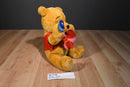 Disney Store Valentine Pooh with Heart and Scissors Plush
