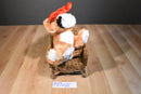 Dan Dee Collectors Choice Saint Bernard Plush with Red Antlers