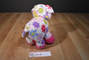 Fiesta White and Pink Pick Me Pig 2012 Plush with Flowers