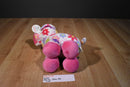 Fiesta White and Pink Pick Me Pig 2012 Plush with Flowers
