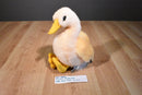 Chrisha Playful Plush Peach Duck 1988 Plush